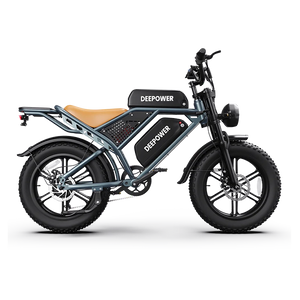 DEEPOWER QS7 dual battery fat tire electric mountain bike