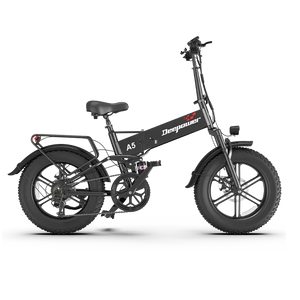 Deepower A5 foldable fat tire electric bike with rear rack